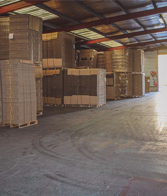 espace de stockage de cartons emballage personnalisÃ©